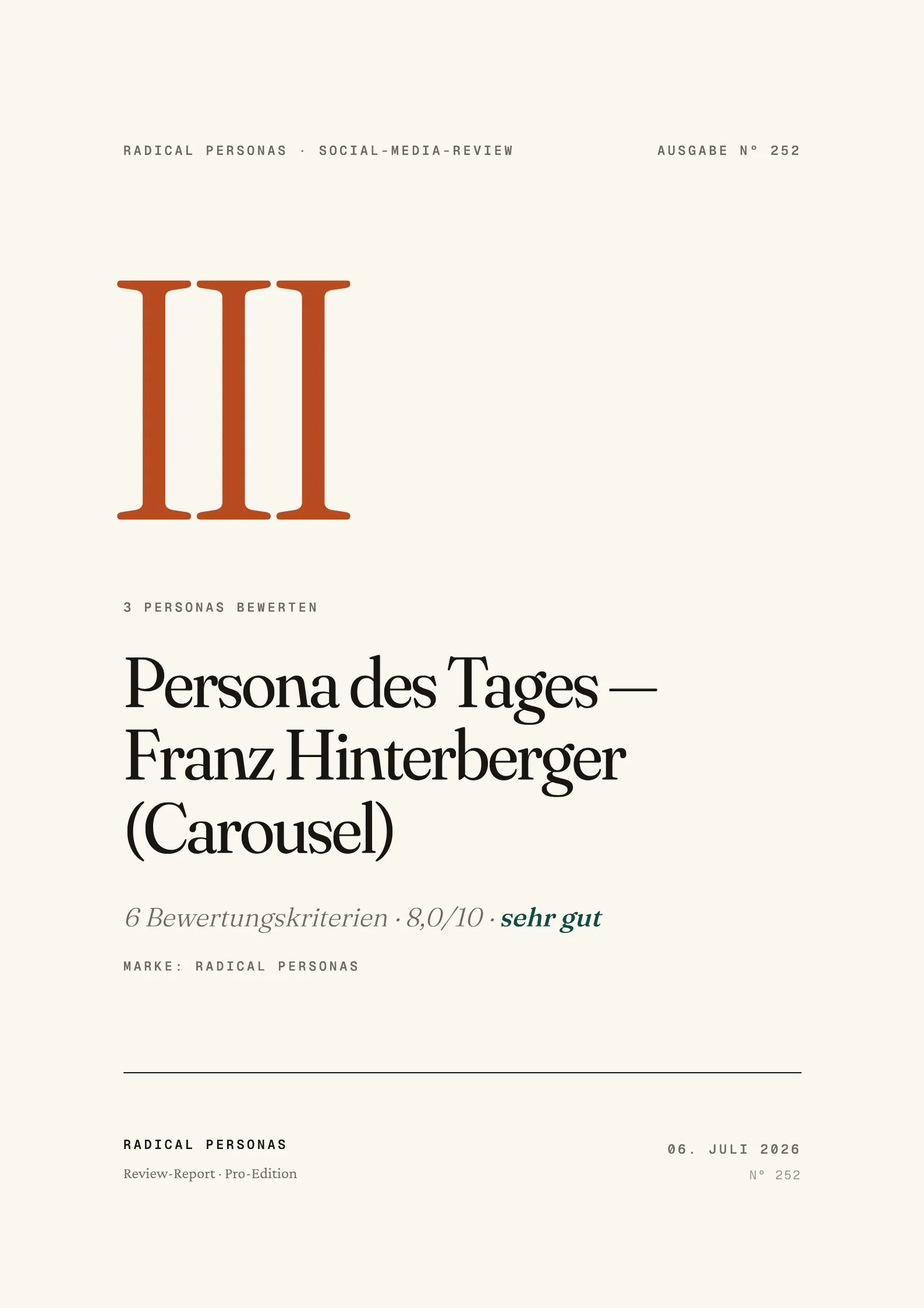 Beispiel-Bericht — Titelseite