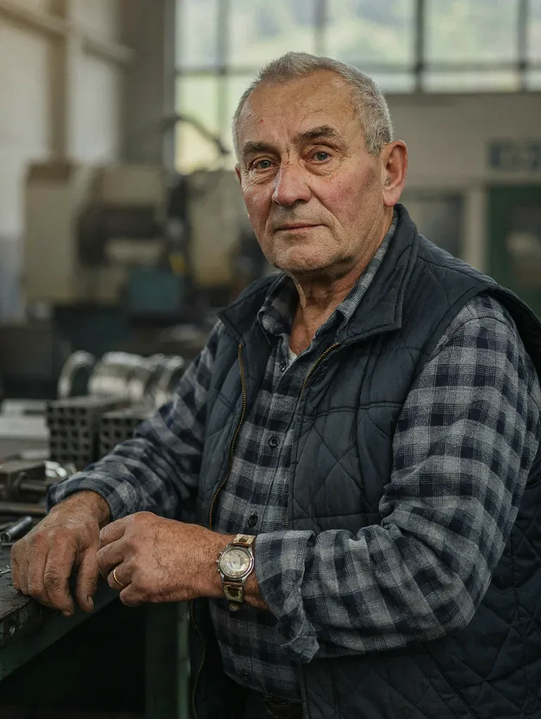 Portrait der synthetischen Persona Alois Grubmüller