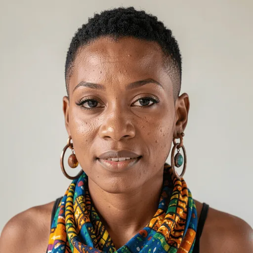 Portrait der synthetischen Persona Amara Diallo