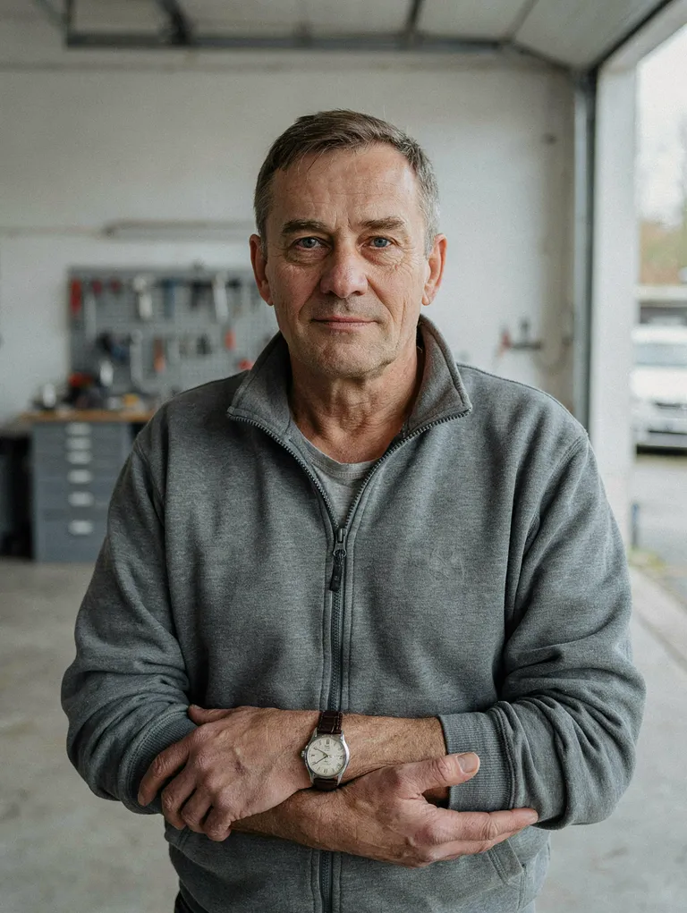 Portrait der synthetischen Persona Christian Zauner