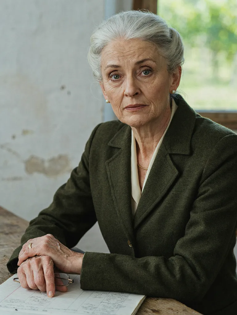 Portrait der synthetischen Persona Christine Falkner