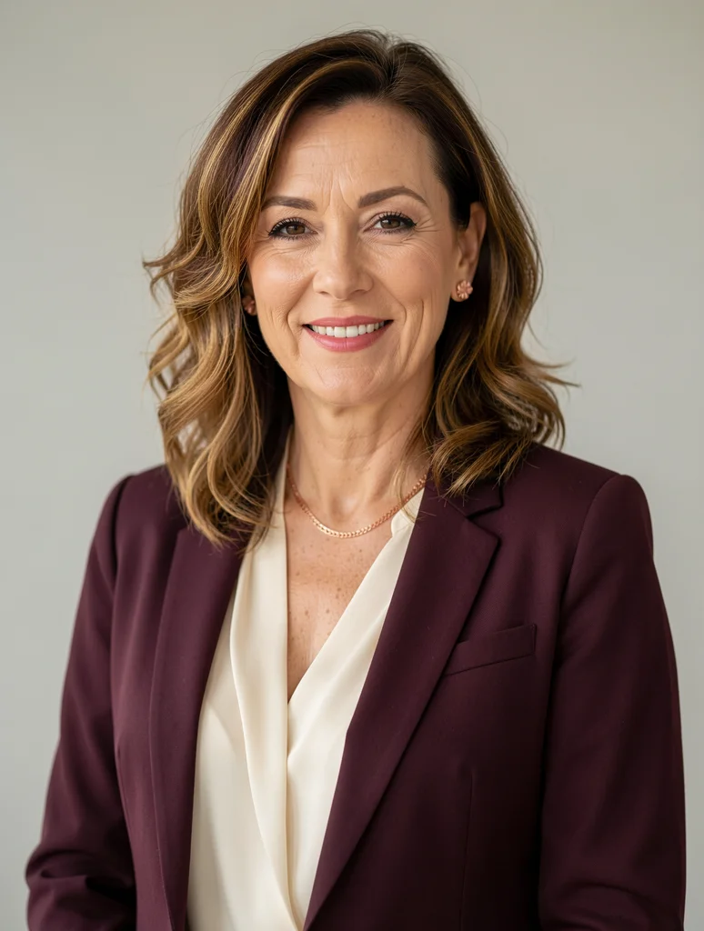 Portrait der synthetischen Persona Claudia Leitner