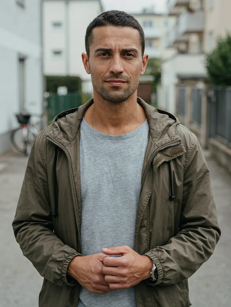 Portrait der synthetischen Persona Daniel Ristić