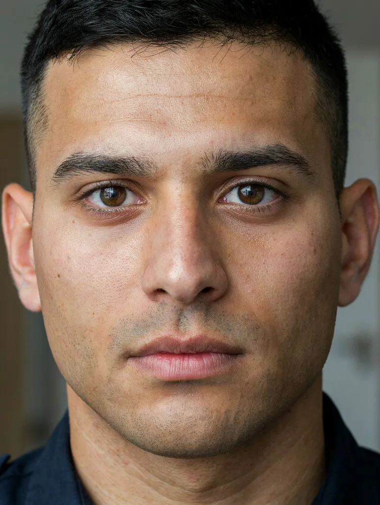 Portrait der synthetischen Persona Deniz Aslan