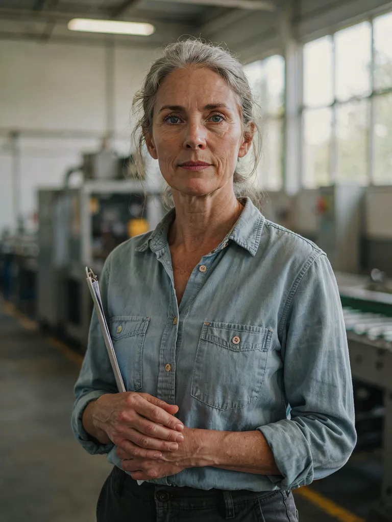 Portrait der synthetischen Persona Donna Register