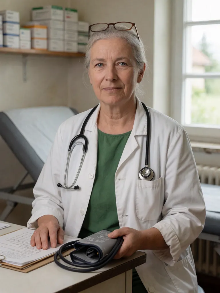 Portrait der synthetischen Persona Dr. Ingrid Wukovits