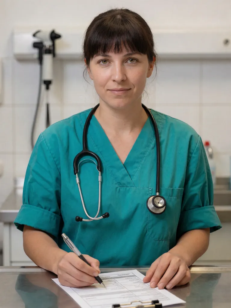 Portrait der synthetischen Persona Dr. Larissa Hofstätter