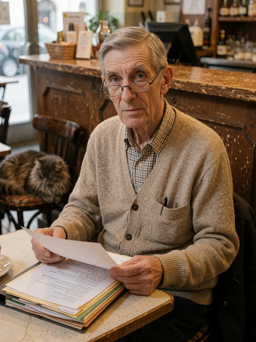 Portrait der synthetischen Persona Egon Schrattenholzer