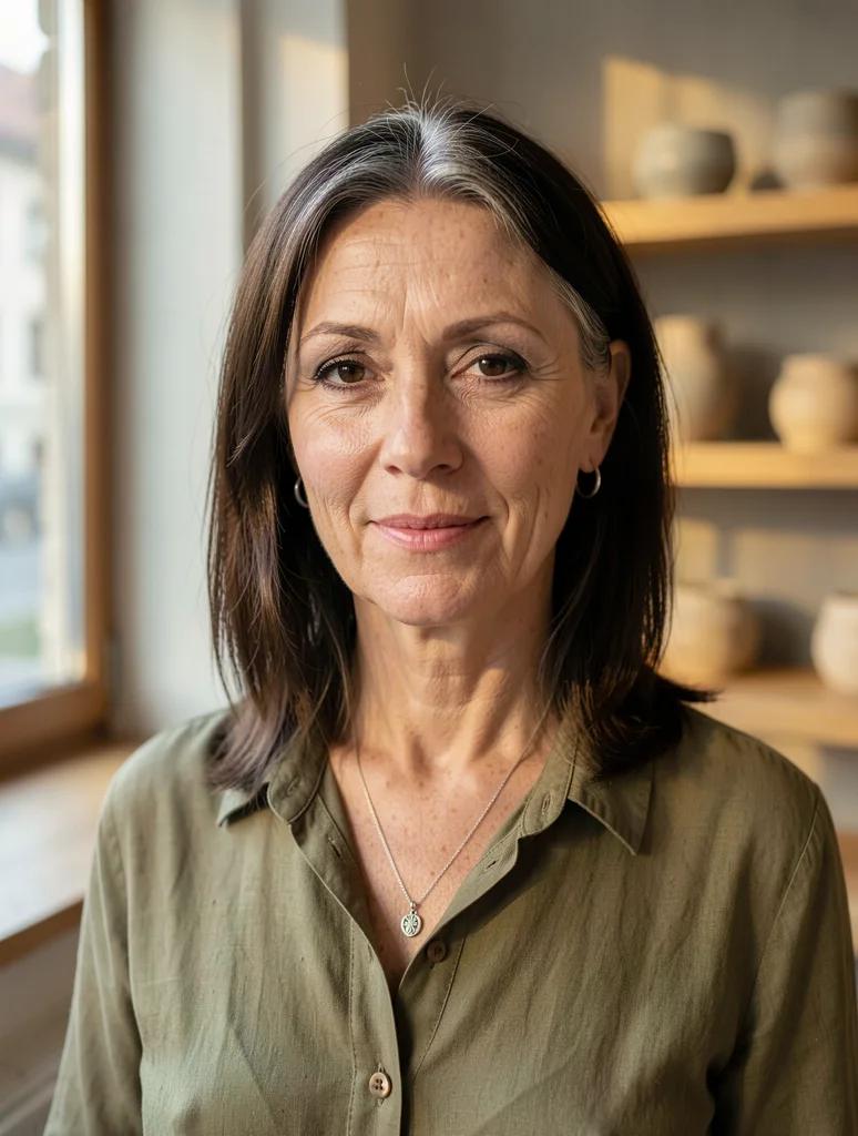 Portrait der synthetischen Persona Elisabeth Troger