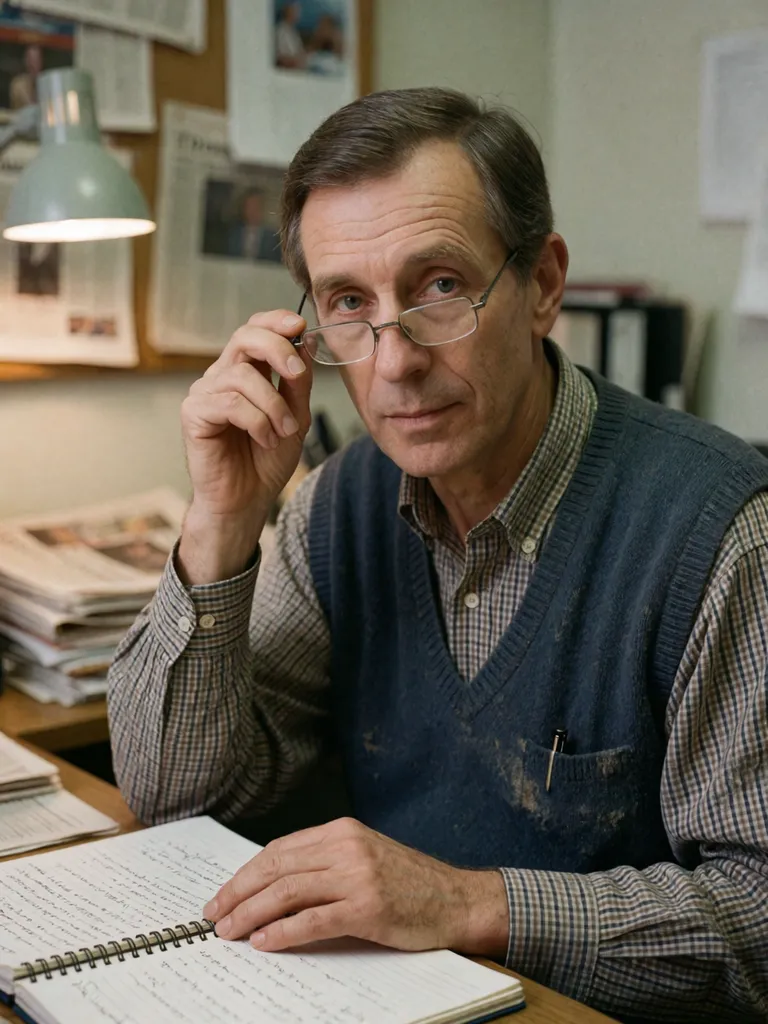 Portrait der synthetischen Persona Ferdinand Petritsch