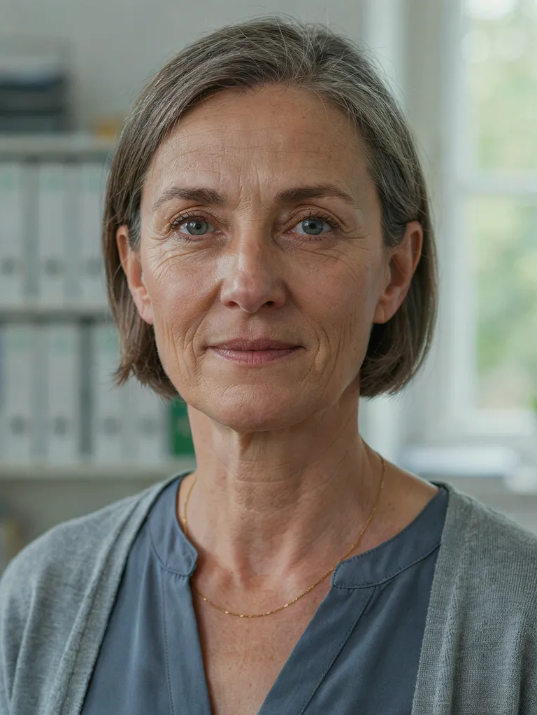 Portrait der synthetischen Persona Gabriele Hollaus