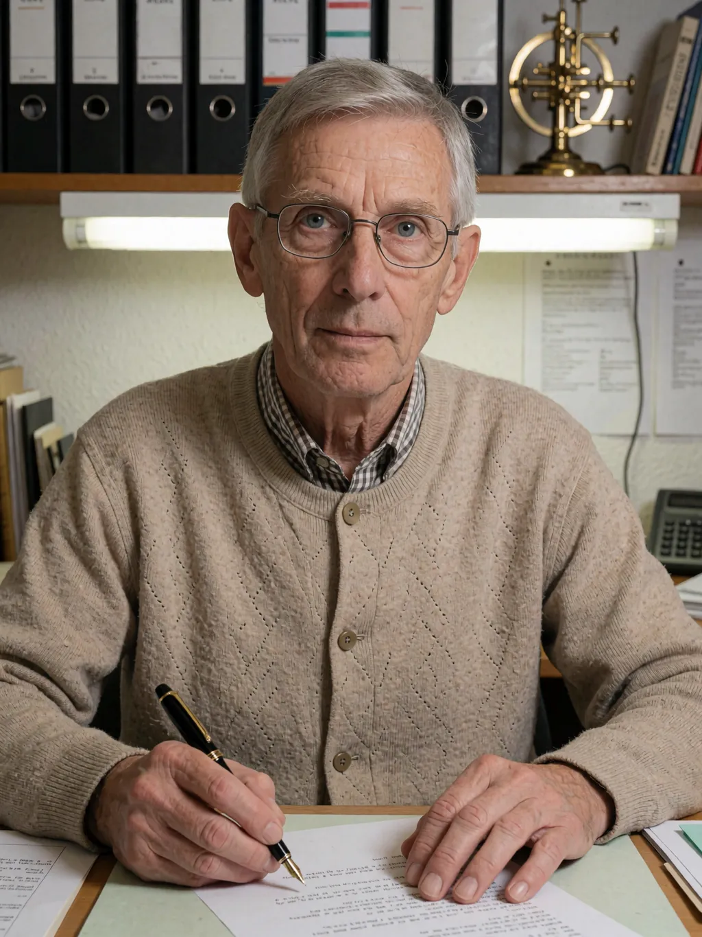 Portrait der synthetischen Persona Gottfried Wassertheurer