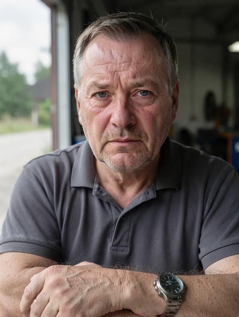 Portrait der synthetischen Persona Günter Reisinger