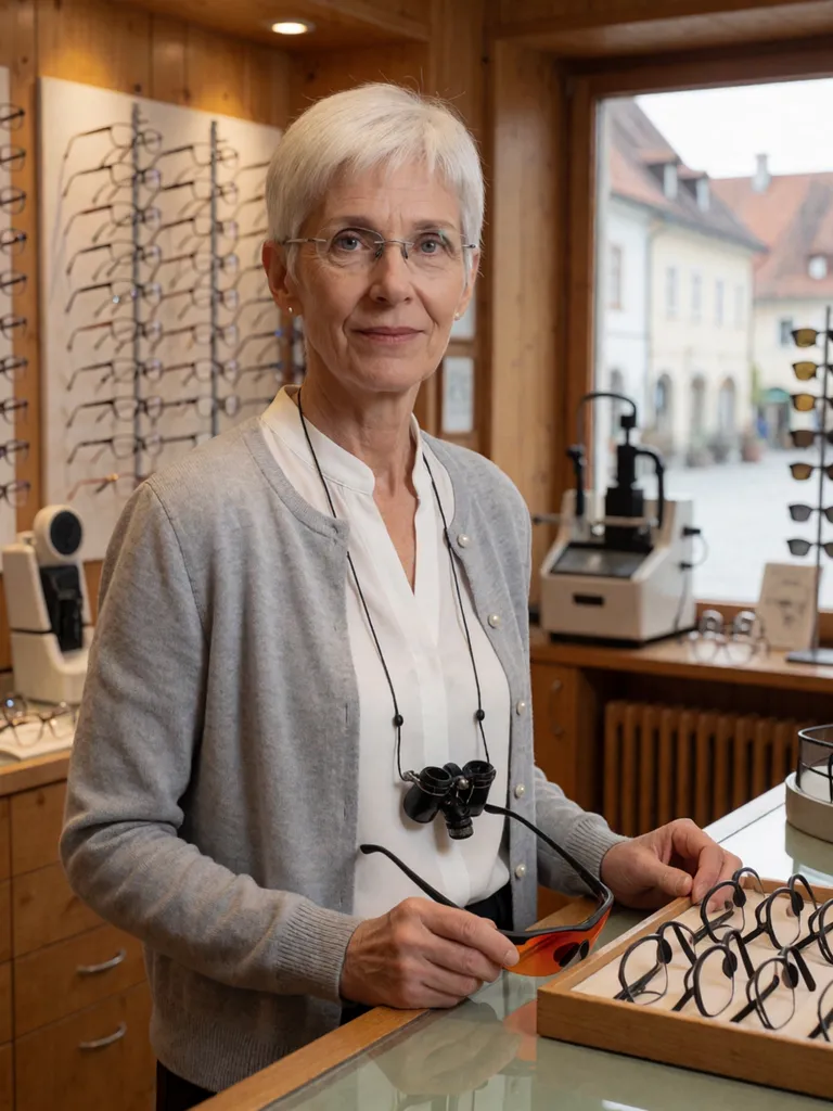 Portrait der synthetischen Persona Hermine Prielinger
