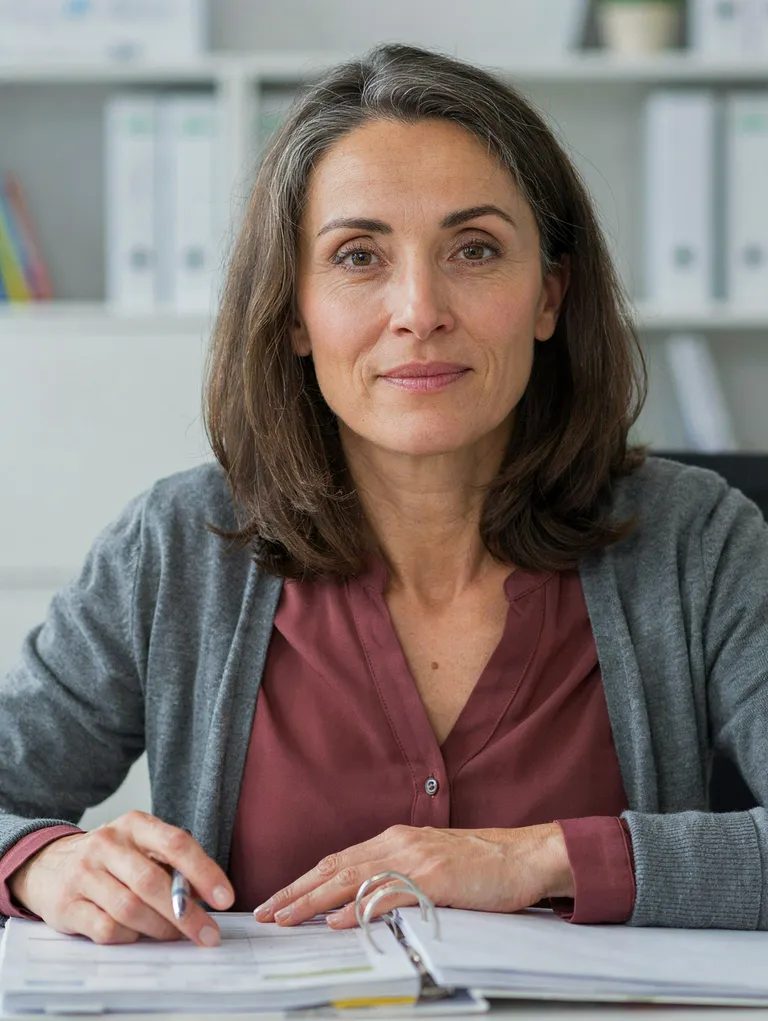 Portrait der synthetischen Persona Petra Horvat