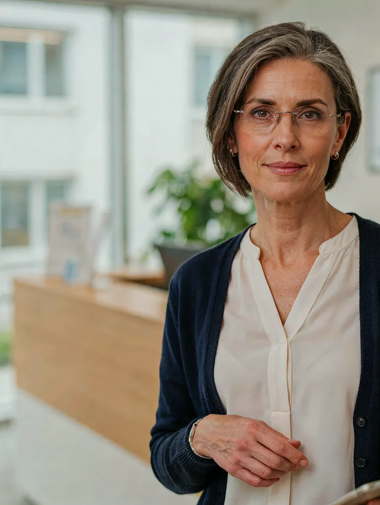 Portrait der synthetischen Persona Renate Plattner