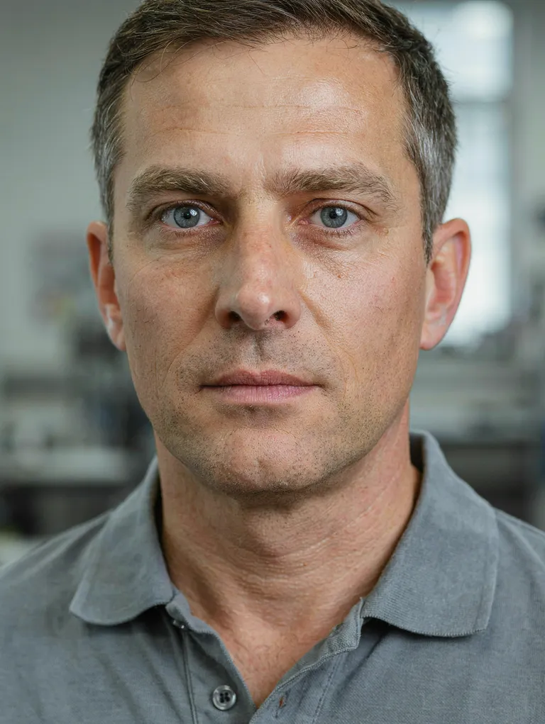 Portrait der synthetischen Persona Simon Auer