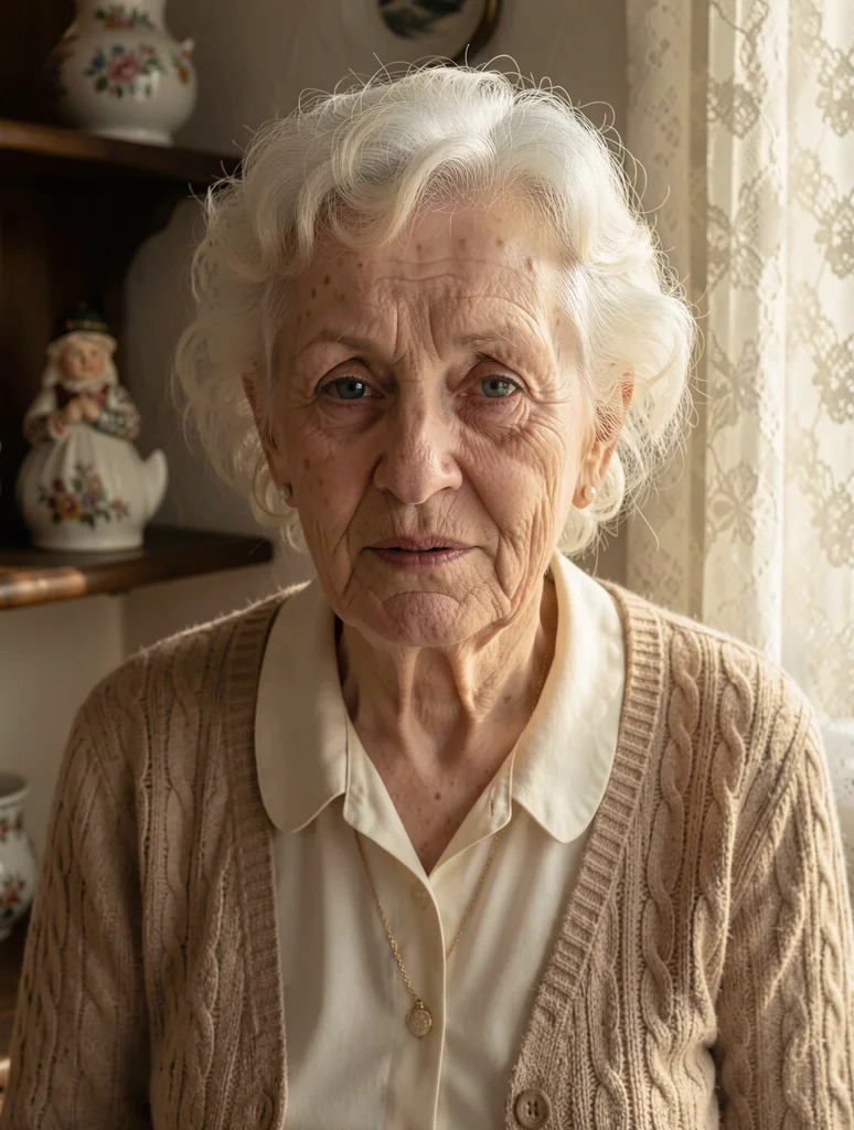 Portrait der synthetischen Persona Waltraud Koller